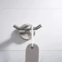 Arezzo design Rono dupla fogas, szálcsiszolt nikkel kivitelben