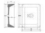 Arezzo design Placa pultra ültethető mosdótál AR-058