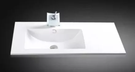 Arezzo design Texas 90x46 aszimmetrikus beépíthető mosdó, balos AR-090B