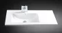 Arezzo design Texas 90x46 aszimmetrikus beépíthető mosdó, balos AR-090B