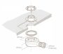 Arezzo design SOLIDSoft szögletes zuhanytálca 200x100 cm lefolyóval, beton AR-100206C