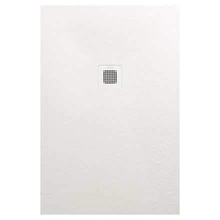 Arezzo design SOLIDSoft szögletes zuhanytálca 206x100 cm lefolyóval, fehér AR-100206W