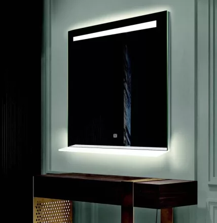 Arezzo design LED okos tükör 100x80 cm, Bluetooth hangszoróval AR-10080