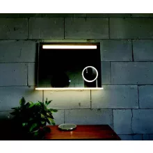   Arezzo design LED tükör világító polccal és kozmetikai tükörrel 1000x800 mm AR-10080KT