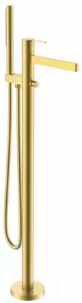 Arezzo design Elegant szabadon álló kádtöltő csaptelep, szálcsiszolt arany AR-10095BG