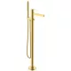 Arezzo design Elegant szabadon álló kádtöltő csaptelep, szálcsiszolt arany AR-10095BG