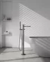 Arezzo design Elegant szabadon álló kádtöltő csaptelep, gun metal AR-10095GM