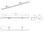Arezzo design Esther 80 cm-es LED lámpa, króm AR-1100230050