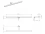 Arezzo design Esther 50 cm-es LED lámpa, fekete AR-1100230056