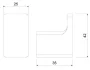 Arezzo design Mono fogas, matt fekete AR-120011B