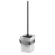 Arezzo design Mono WC kefe tartó, gun metal AR-120061GM