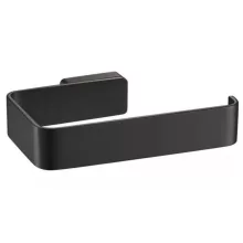 Arezzo design Mono WC papír tartó, matt fekete AR-120141B