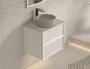 Arezzo design Savona Rockstone mosdópult 60x46 cm matt szürke kivitelben