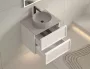 Arezzo design Savona Rockstone mosdópult 60x46 cm matt szürke kivitelben