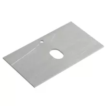   Arezzo design Savona Rockstone mosdópult 80x46 cm, matt szürke AR-143080G
