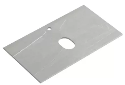Arezzo design Savona Rockstone mosdópult 80x46 cm, matt szürke AR-143080G
