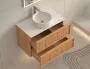 Arezzo design Savona Rockstone mosdópult 80x46 cm, matt fehér kivitelben