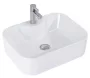 Arezzo design Fiona pultra ültethető mosdó 48x37 cm, csaplyukkal AR-145023