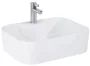 Arezzo design Fiona pultra ültethető mosdó 48x37 cm, csaplyukkal AR-145023