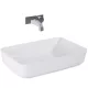 Arezzo design Nomia pultra ültethető mosdó 50 cm, fényes fehér AR-145042