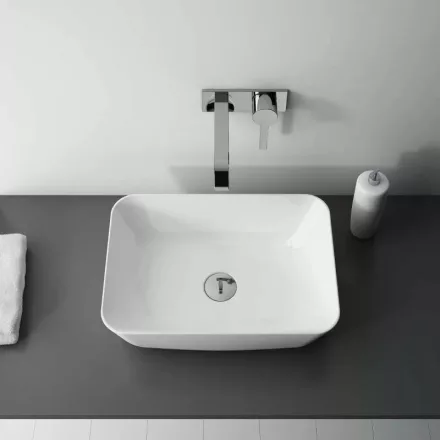 Arezzo design Reni pultra ültethető mosdó 46 cm, fehér AR-145047