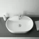 Arezzo design Babette pultra ültethető mosdó 62 cm, fehér AR-145079