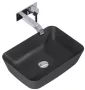 Arezzo design Reni pultra ültethető mosdó 46 cm, matt antracit AR-145098