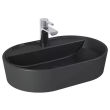   Arezzo design Babette pultra ültethető mosdó 62 cm, matt antracit AR-145104