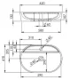 Arezzo design Babette pultra ültethető mosdó 62 cm, matt antracit AR-145104