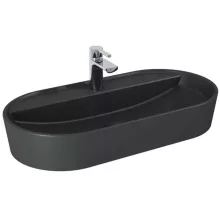   Arezzo design Babette pultra ültethető mosdó 82 cm, matt antracit AR-145108