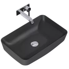   Arezzo design Nomia pultra ültethető mosdó 50 cm, matt antracit AR-145294