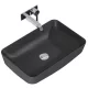 Arezzo design Nomia pultra ültethető mosdó 50 cm, matt antracit AR-145294
