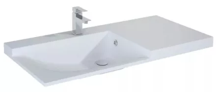 Arezzo design Metis akril mosdó, matt fehér 90 cm AR-145590