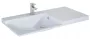 Arezzo design Metis akril mosdó, matt fehér 90 cm AR-145590
