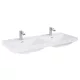 Arezzo design Monterey kerámiamosdó Maxxi 120 Duo, fehér AR-145825