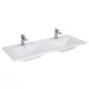 Arezzo design Skappa kerámiamosdó 120 Duo, fehér AR-145875