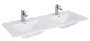 Arezzo design Skappa kerámiamosdó 120 Duo, fehér AR-145875