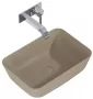Arezzo design Reni pultra ültethető mosdó 46 cm, matt bézs AR-146027