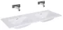 Arezzo design Skappa dupla mosdó 120 cm, csaplyuk nélkül AR-146034