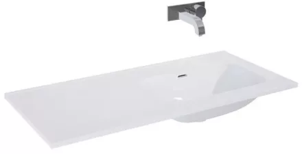 Arezzo design Skappa jobbos mosdó 100 cm (60+40 cm), csaplyuk nélkül AR-146035