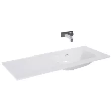   Arezzo design Skappa jobbos mosdó 120 cm (80+40 cm), csaplyuk nélkül AR-146037