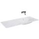 Arezzo design Skappa jobbos mosdó 120 cm (80+40 cm), csaplyuk nélkül AR-146037