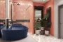 Arezzo design Babette pultra ültethető mosdó 82 cm, matt kék AR-146045
