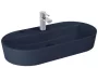 Arezzo design Babette pultra ültethető mosdó 82 cm, matt kék AR-146045