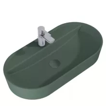   Arezzo design Babette pultra ültethető mosdó 82 cm, matt zöld AR-146046