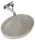 Arezzo design Rika pultra ültethető mosdó 52 cm, matt bézs AR-146048