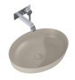 Arezzo design Rika pultra ültethető mosdó 52 cm, matt bézs AR-146048