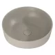 Arezzo design Lorca pultra ültethető porcelán mosdó 42 cm, túlfolyó nélkül, matt beige AR-146054