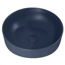   Arezzo design Lorca pultra ültethető porcelán mosdó 42 cm, túlfolyó nélkül, matt kék AR-146056