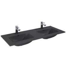   Arezzo design Skappa dupla medencés kerámia mosdó 120 cm, matt antracit AR-146076
